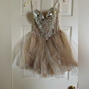 SHERRI HILL MIRROR DRESS